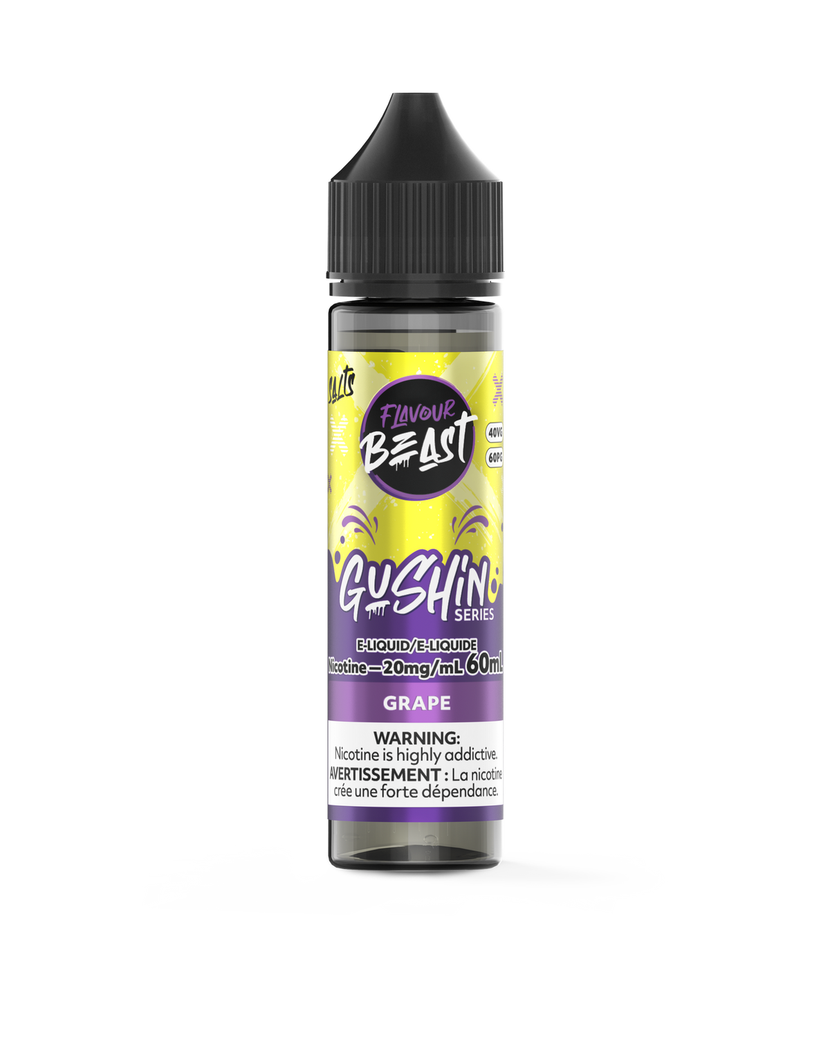 Gushin Grape by Flavour Beast Salt - 60ml