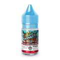 Twelve Monkeys Hakuna Iced 30ml e-liquid bottle with blue cap and vibrant jungle-themed label.