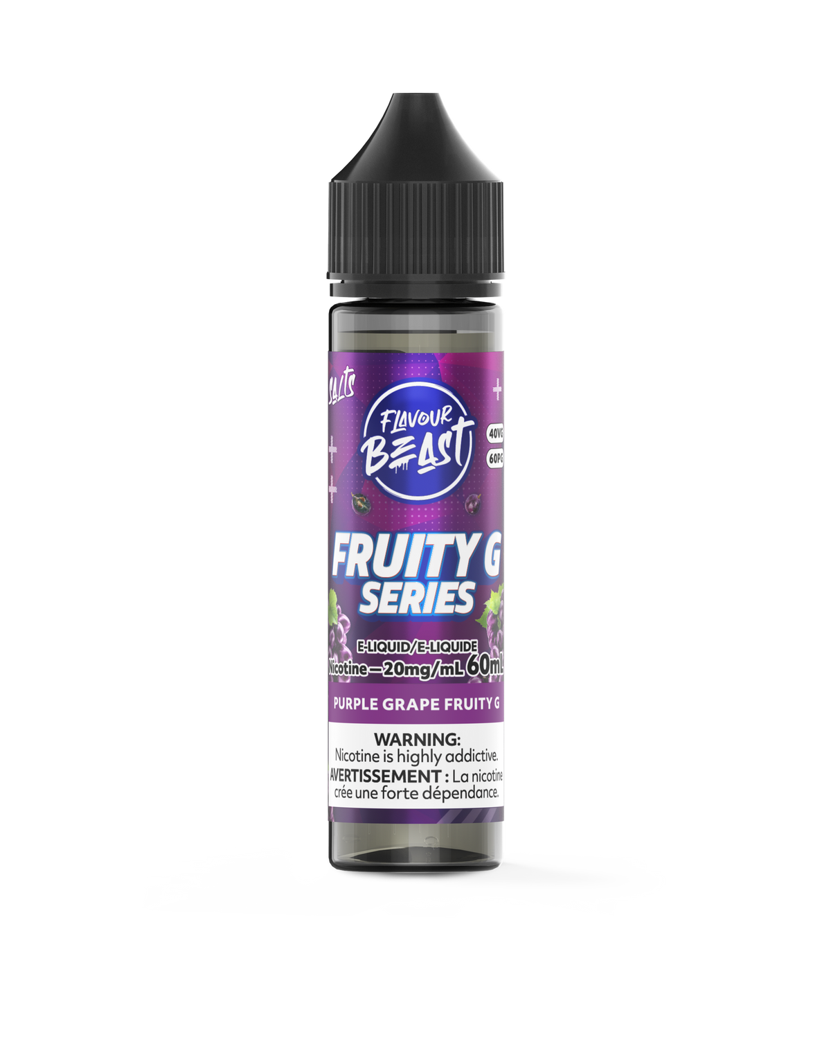 Purple Grape Fruity G by Flavour Beast Salt - 60ml