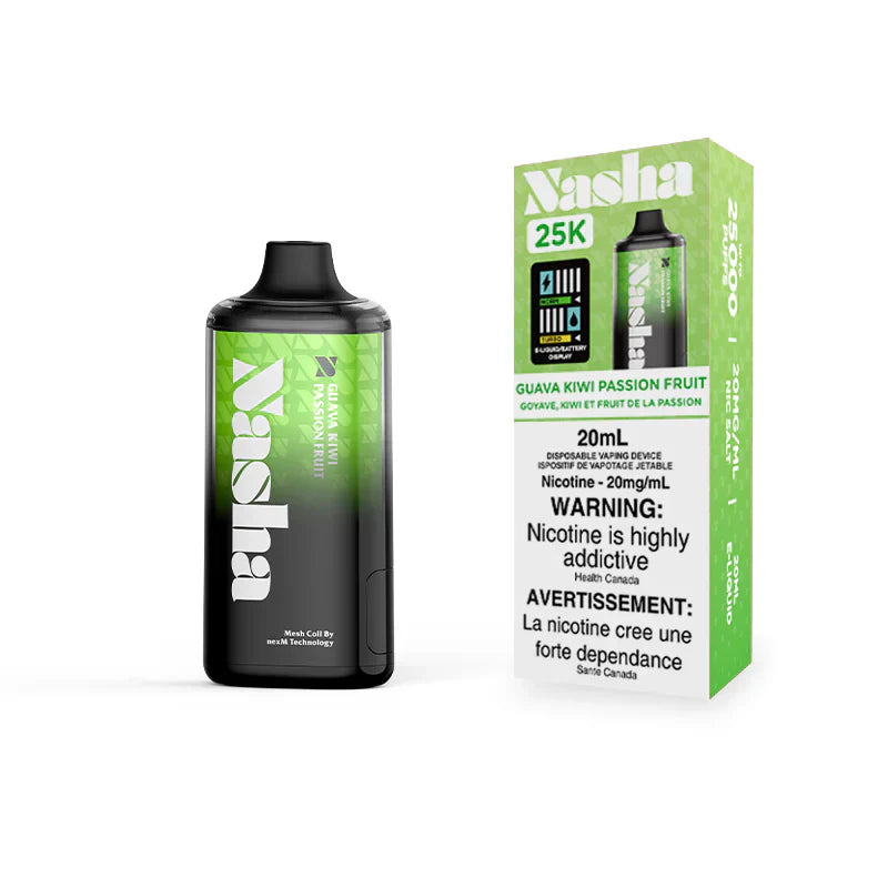 Guava Kiwi Passionfruit Nasha 25K - Disposable Vape