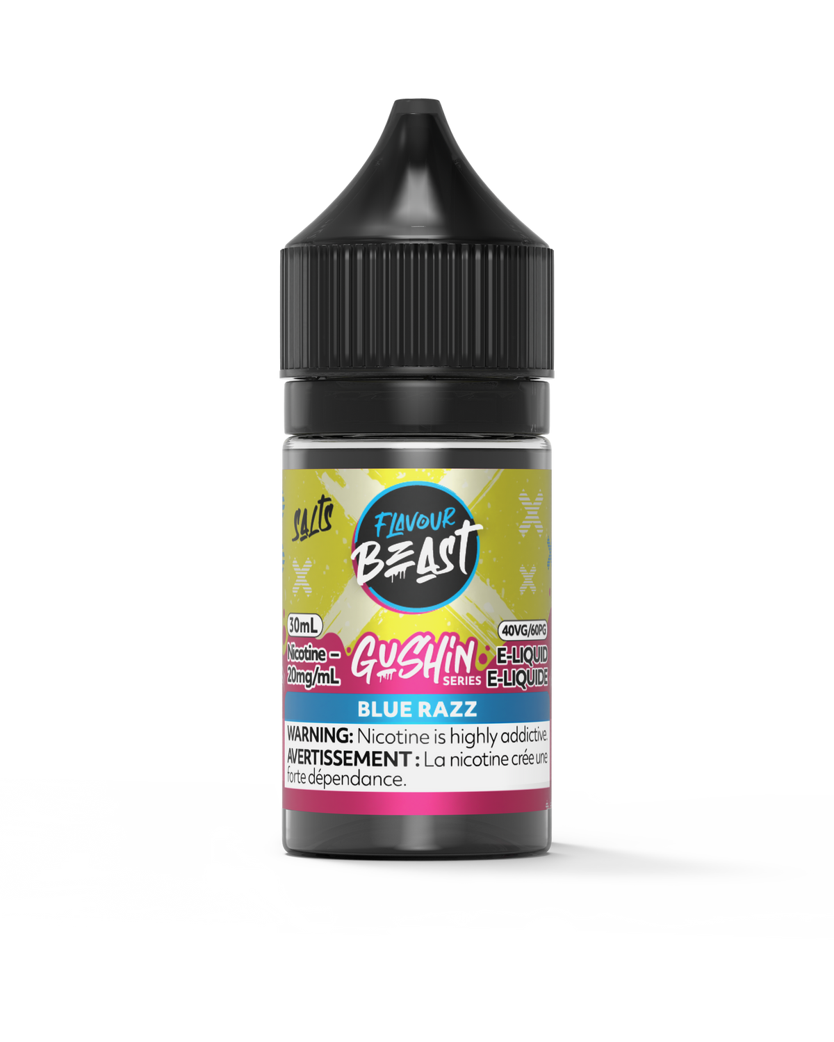 Gushin Blue Razz by Flavour Beast Salt - 30ml