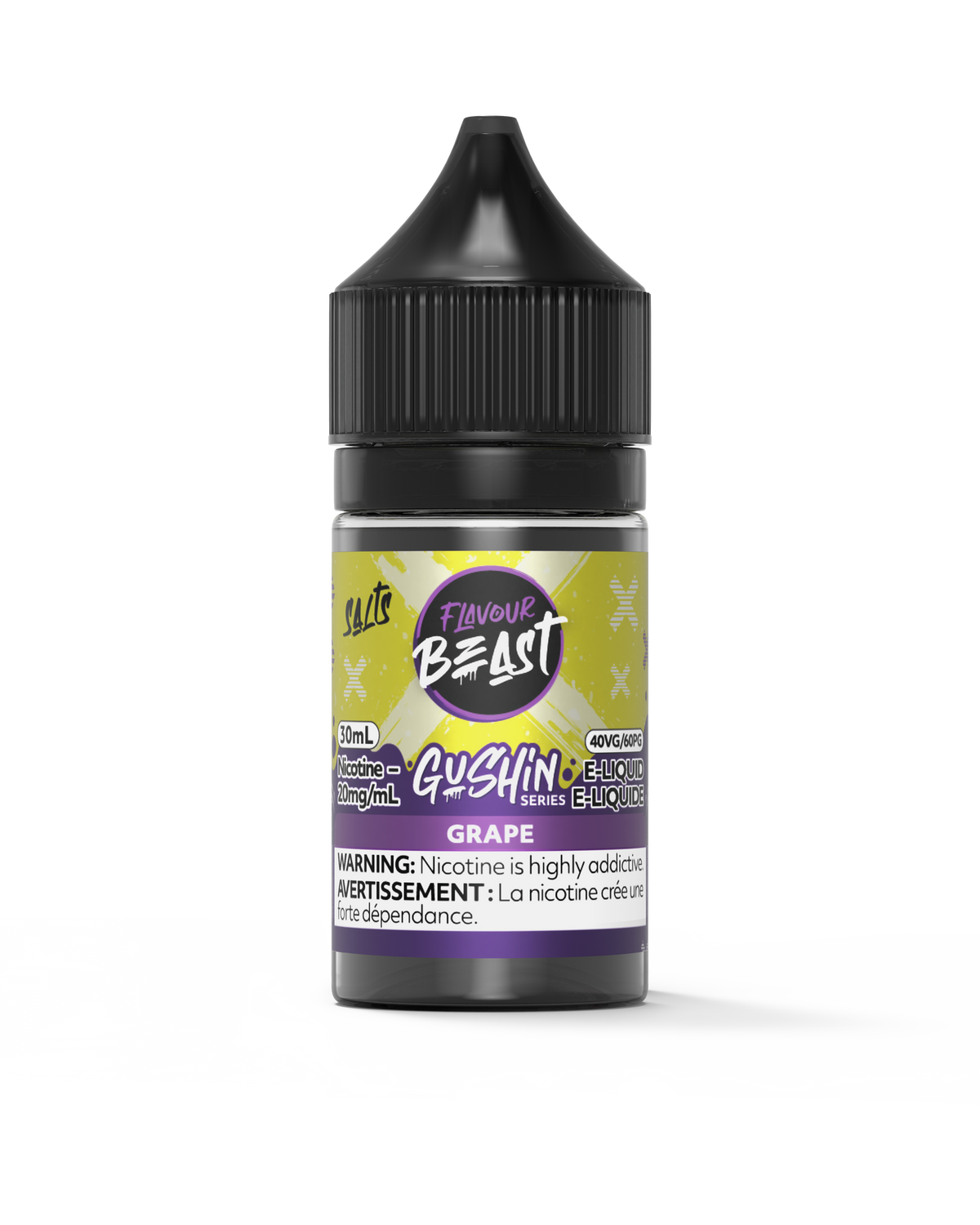 Gushin Grape by Flavour Beast Salt - 30ml
