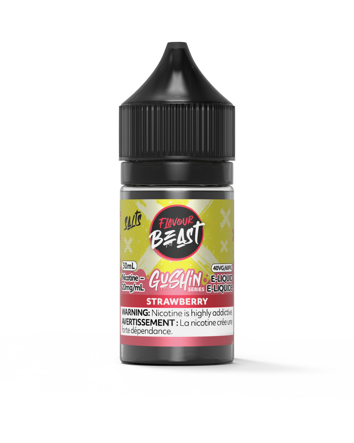 Gushin Strawberry by Flavour Beast Salt - 30ml