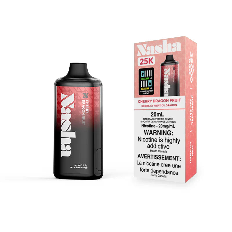 Cherry Dragonfruit Nasha 25K - Disposable Vape