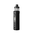 Voopoo Drag X2 Mod Pod Kit in black, featuring a clear pod, screen displaying 80W, and textured grip.