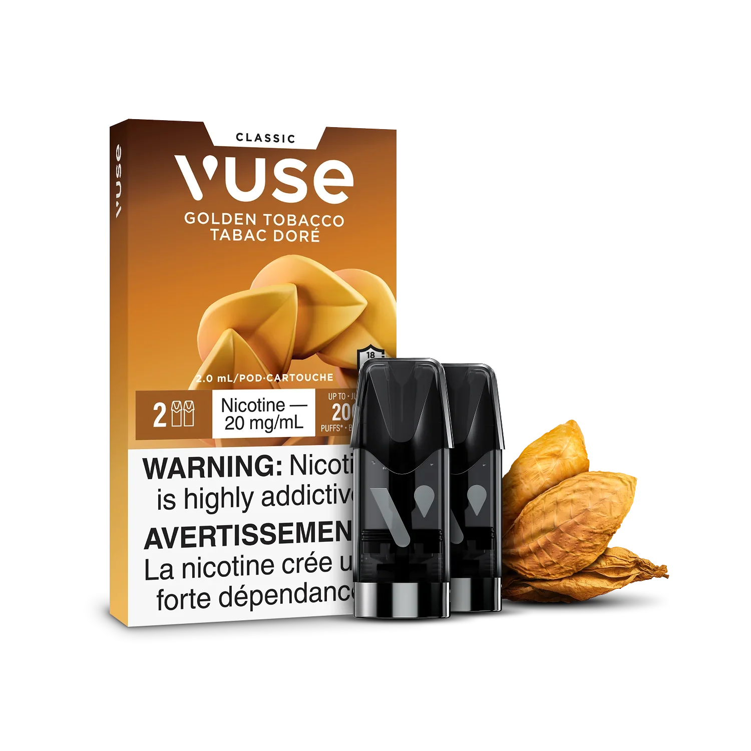 Golden Tobacco Vuse Pods Classic