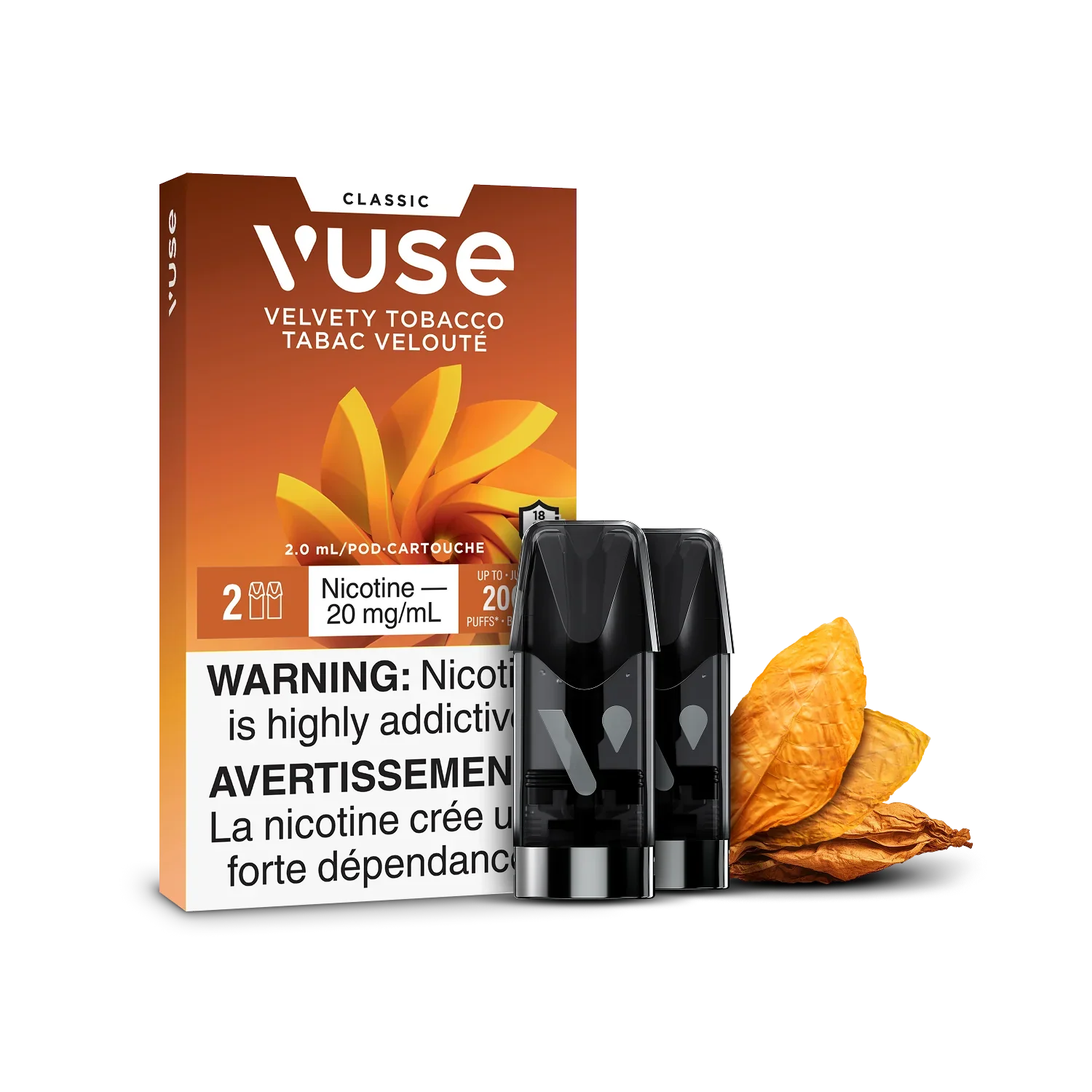 Velvety Tobacco Vuse Pods Classic