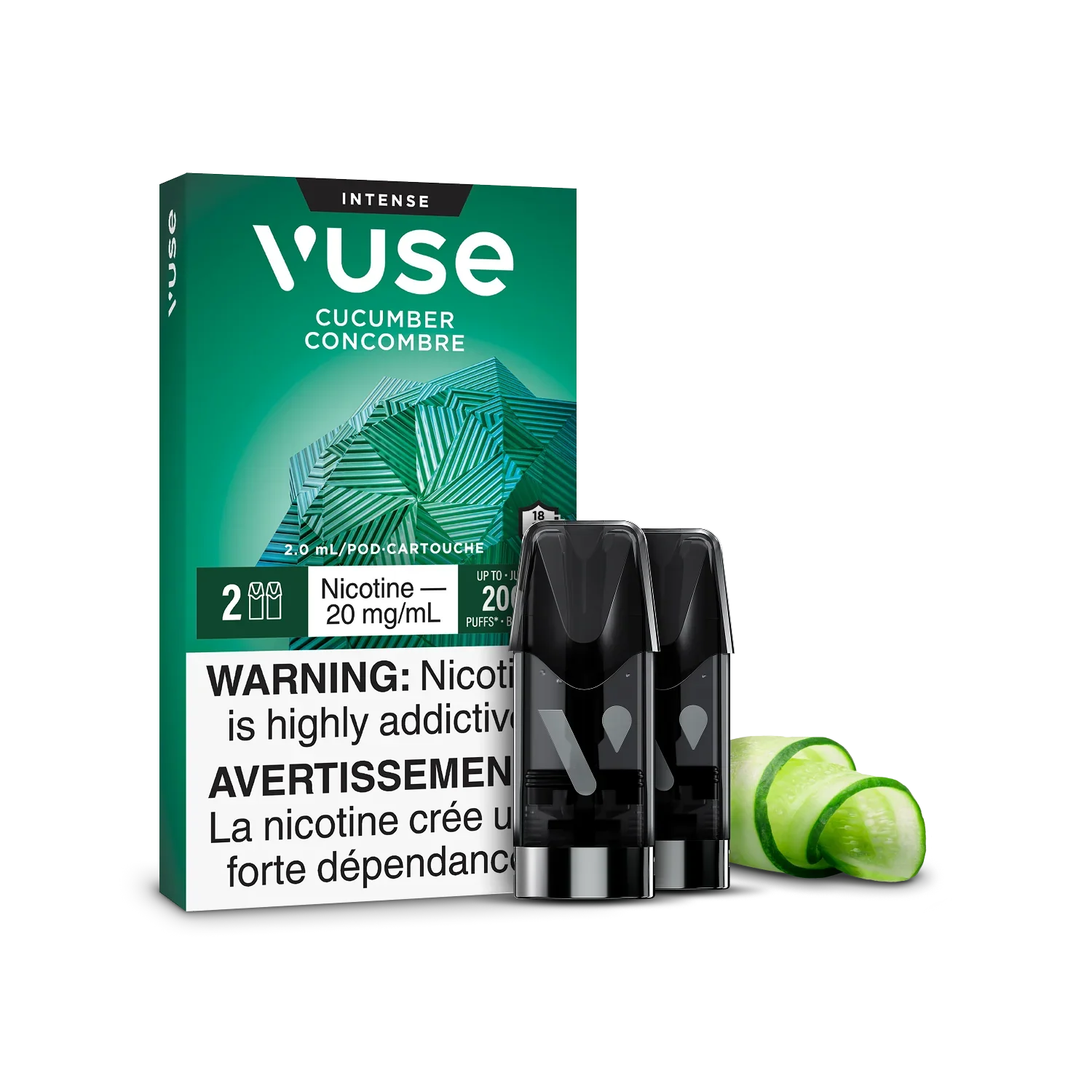 Cucumber Vuse Pods Intense