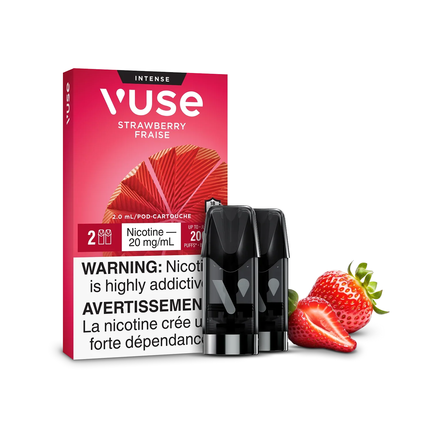 Strawberry Vuse Pods Intense