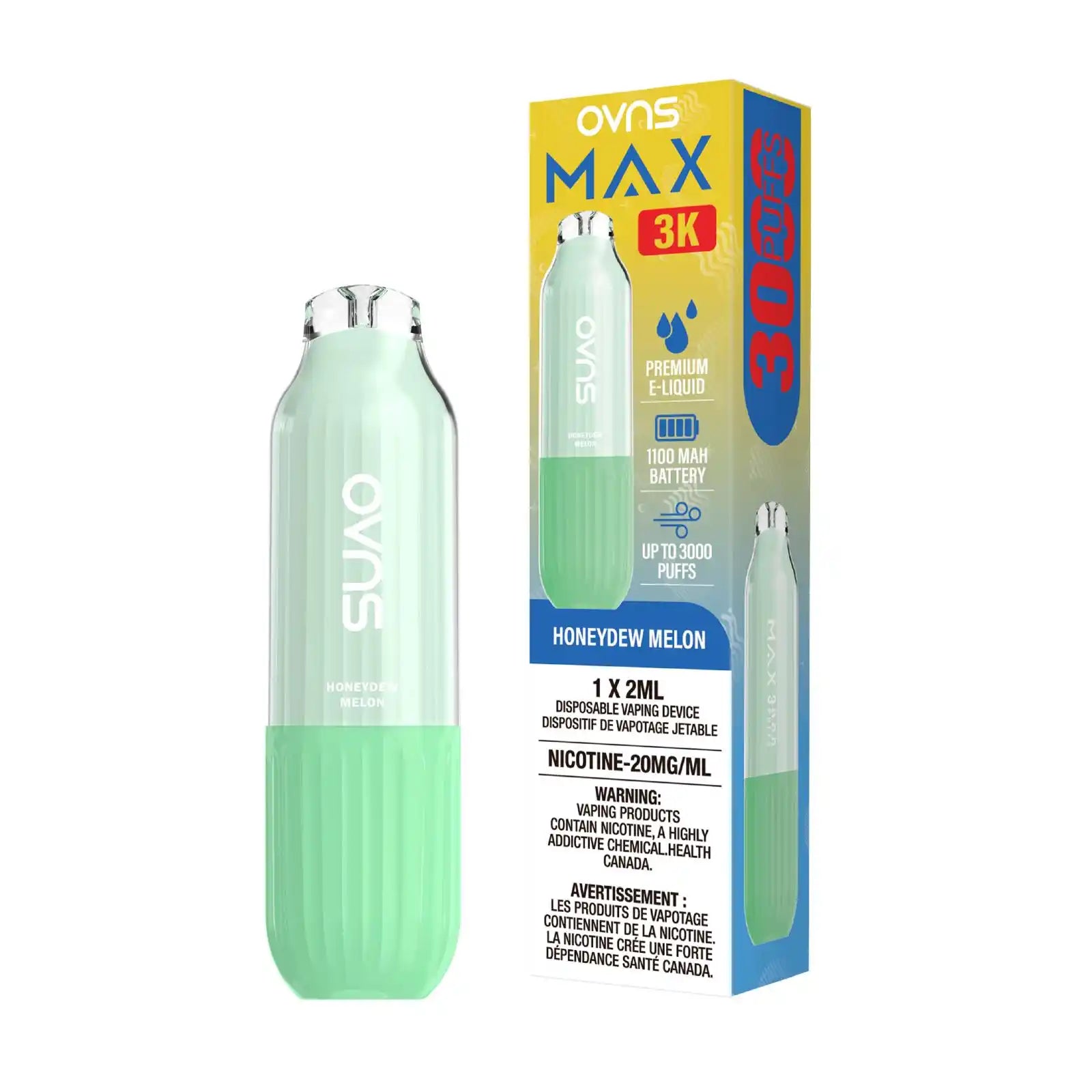 Honeydew Melon Ovns Max - Disposable 3K