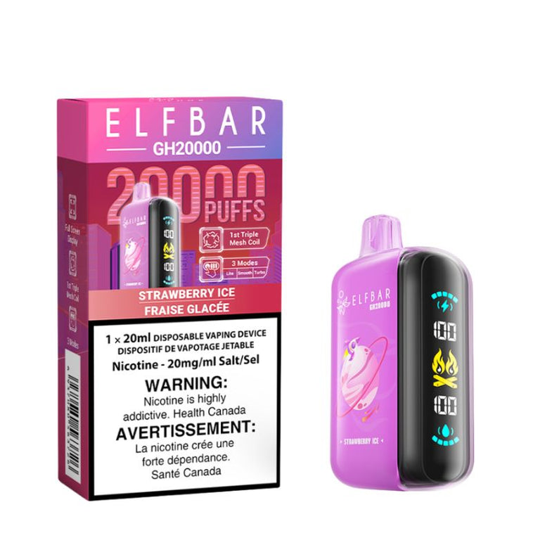 Strawberry Ice Elf Bar GH20000 - Disposable Vape
