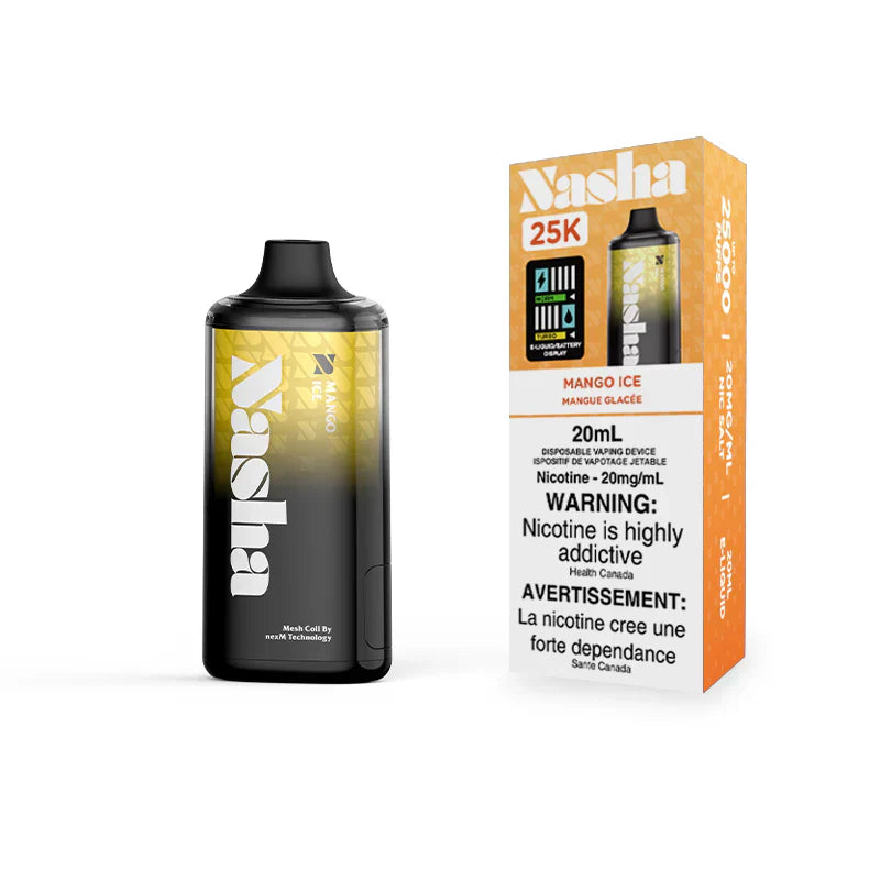 Mango Ice Nasha 25K - Disposable VapeNasha 25K - Disposable Vape