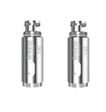 Two silver Aspire Breeze U-Tech atomizer coils, 0.6Ω and 1.2Ω, with clear e-liquid windows.