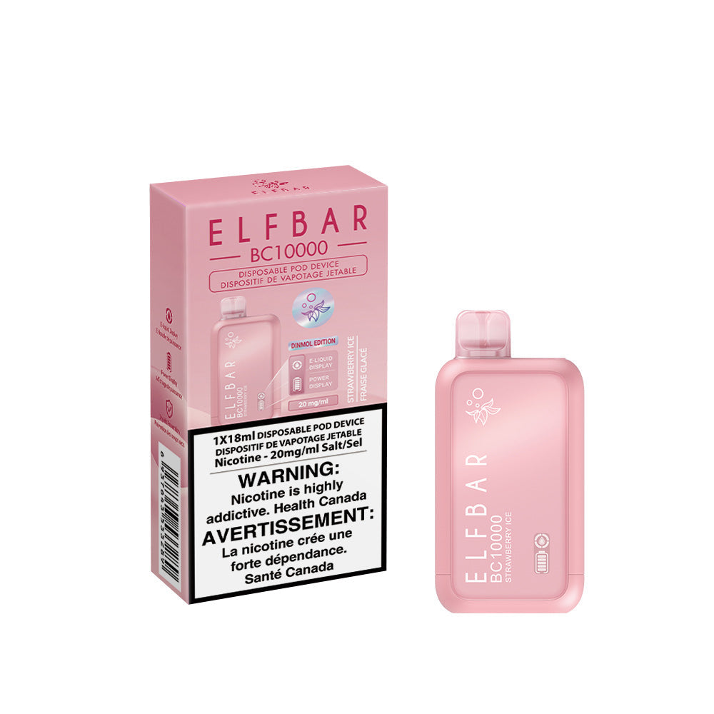 Strawberry Ice Elf Bar BC10000 - Disposable Vape