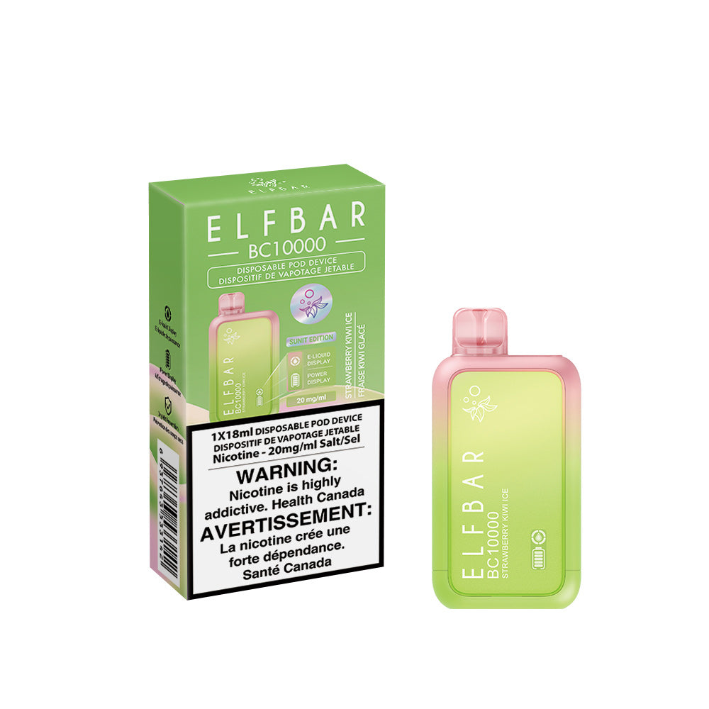 Strawberry Kiwi Ice Elf Bar BC10000 - Disposable Vape