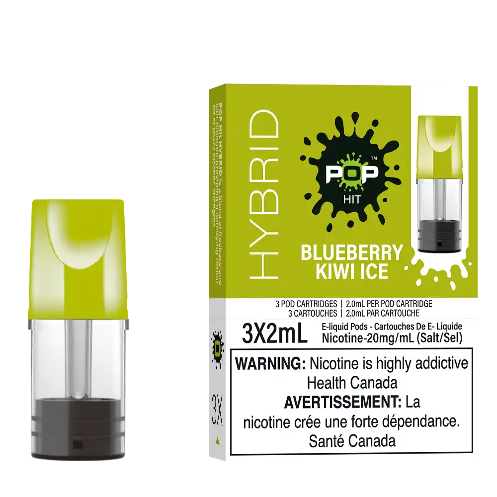 Blueberry Kiwi Ice Stlth Pods by Pop Hybrid