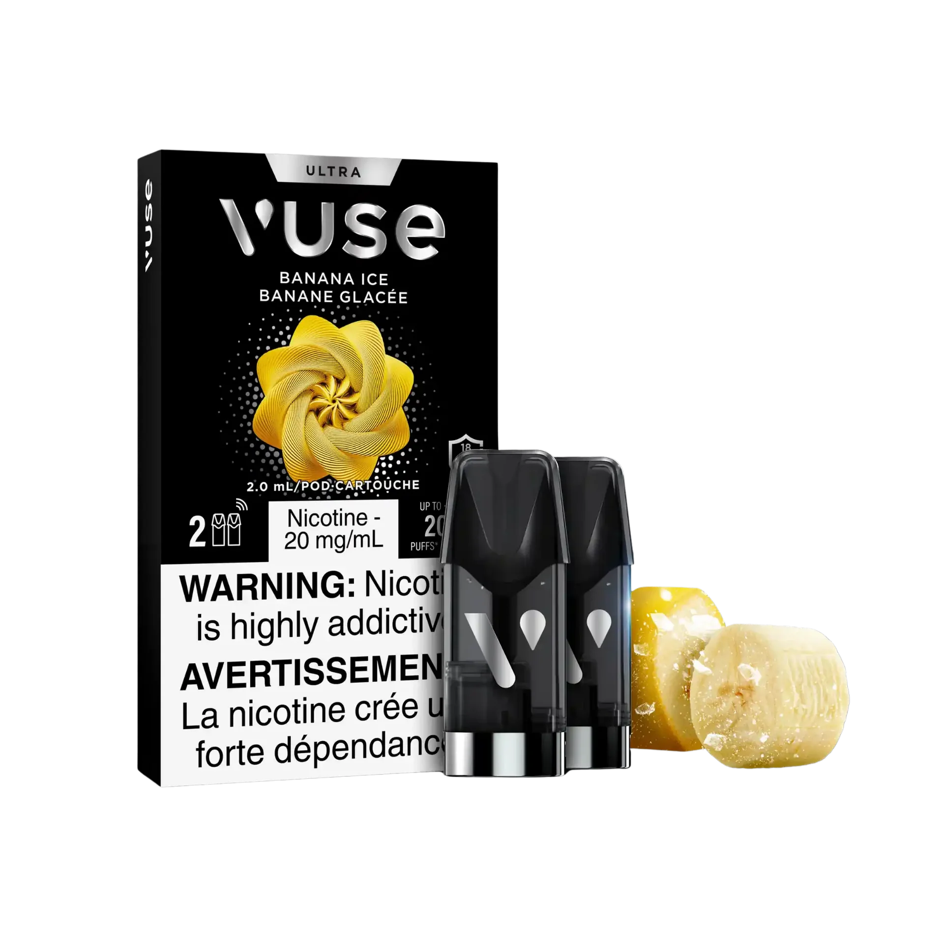 Banana Ice Vuse Ultra Pods by VUSE