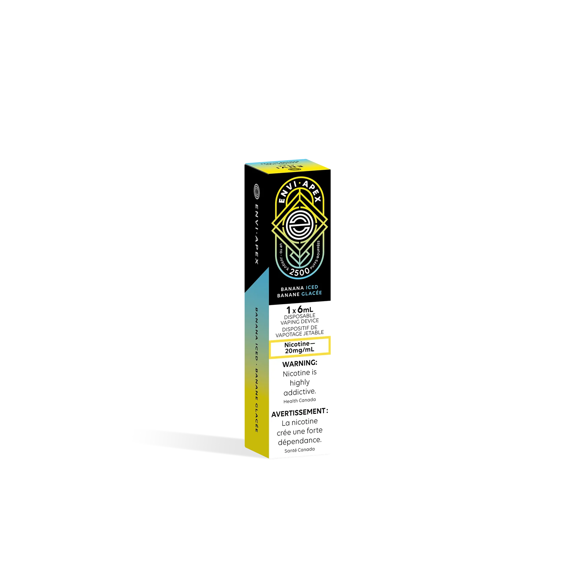 Banana Iced Apex 2500 - Disposable Vape by ENVI