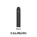 Uwell Caliburn A2S Pod Kit in sleek black, featuring a compact, minimalist design with a visible CALIBURN logo.