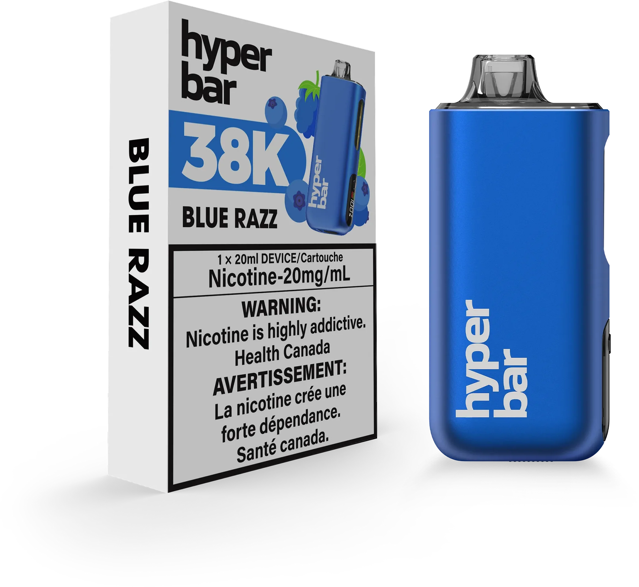 Blue Razz Hyperbar BE38000 - Disposable Vape
