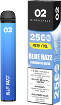 Blue Razz O2 - Disposable 2.5K