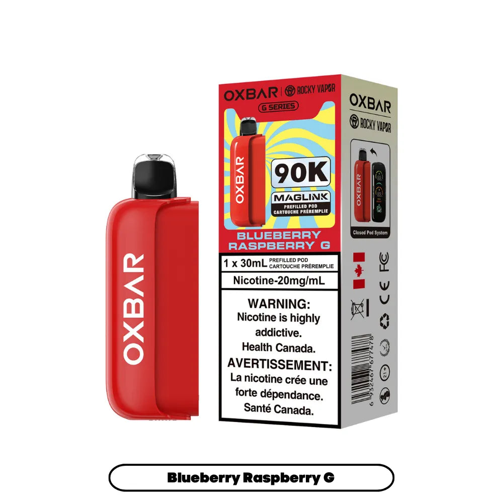 Blueberry Raspberry G Oxbar Maglink Pods (G Series) 90K by OXBAR