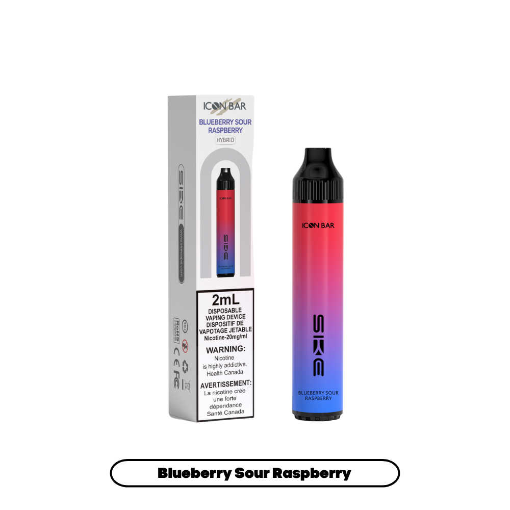 Blueberry Sour Raspberry Icon Bar Hybrid - Disaposable 2K