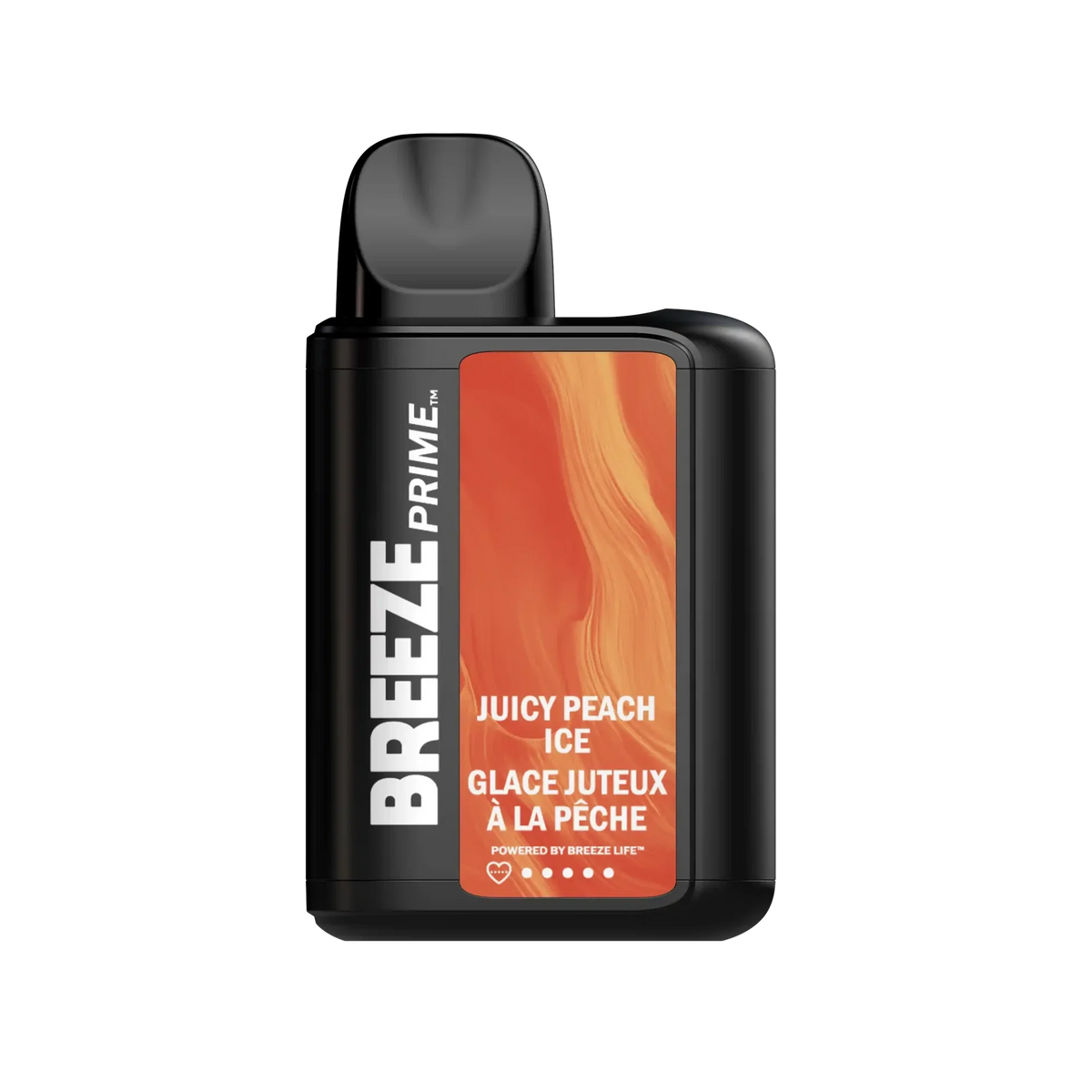 Juicy Peach Ice Breeze Prime S50 - Disposable 6K - Front