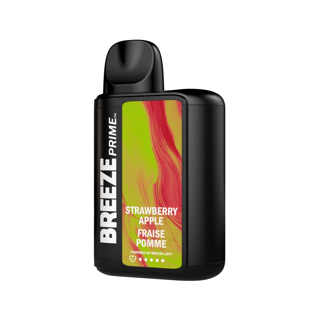 Strawberry Apple Breeze Prime S50 - Disposable 6K - 45° Angle