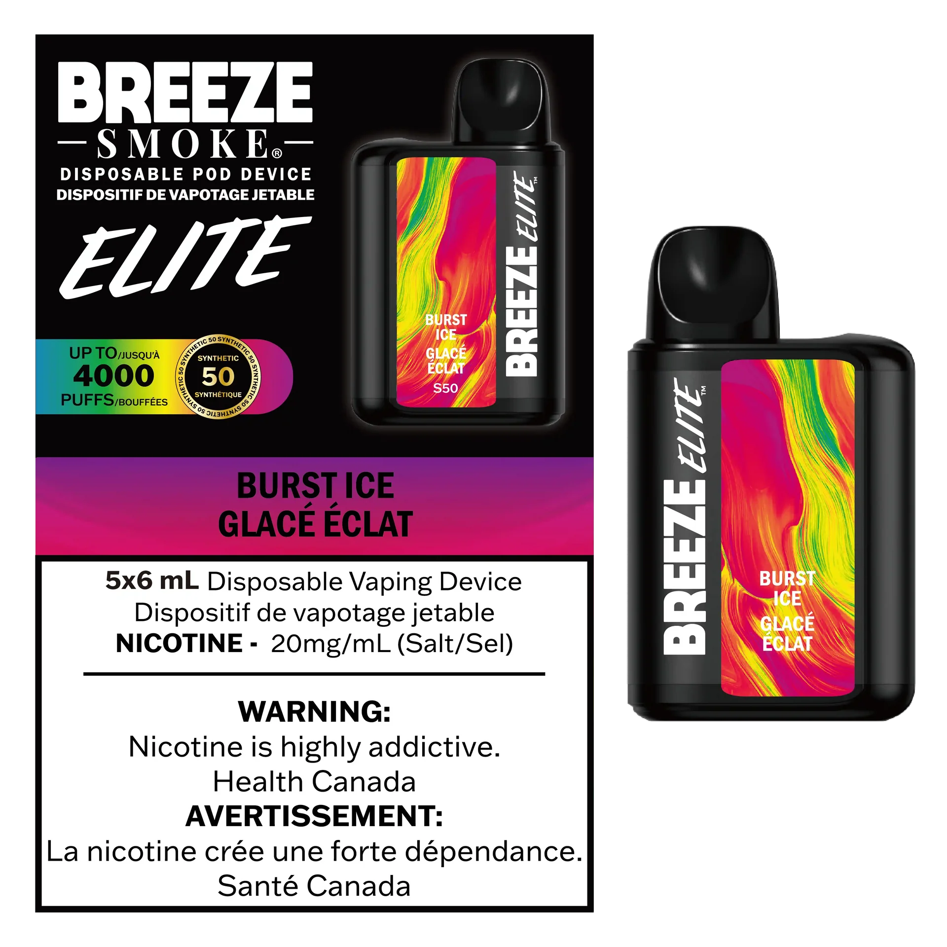 Breeze Elite 4K - Disposable Vape