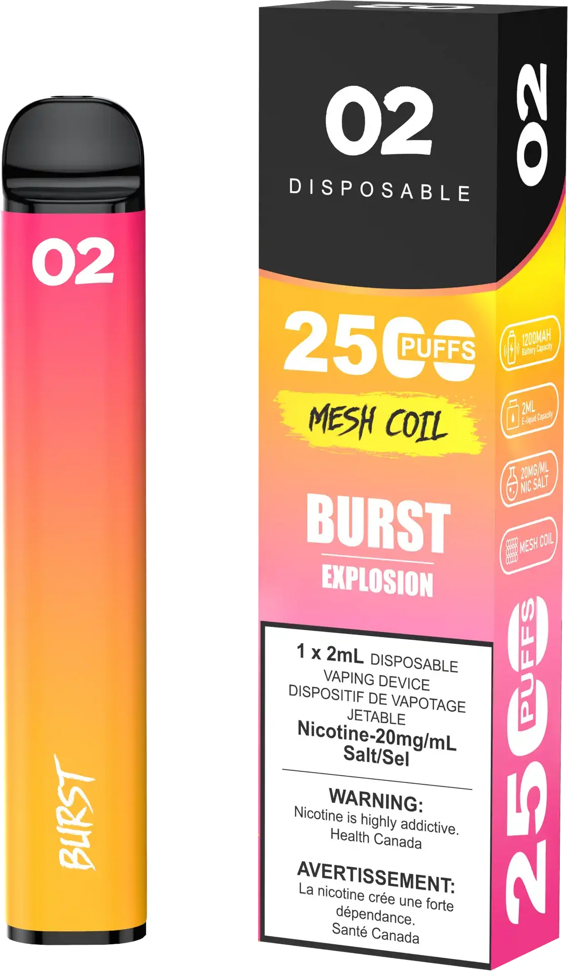 Burst O2 - Disposable 2.5K