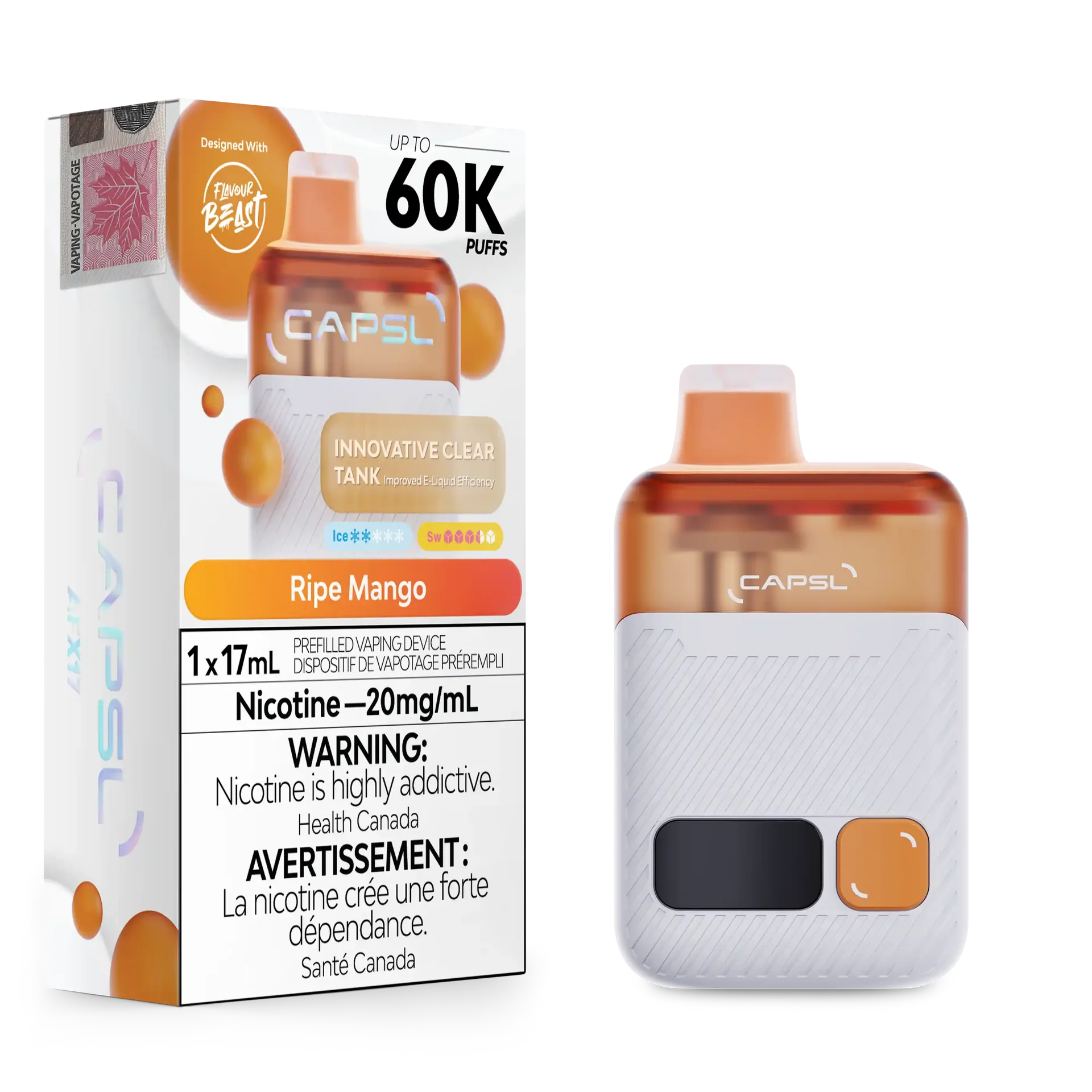 Ripe Mango CAPSL - AFX17 Disposable 60K by CAPSL