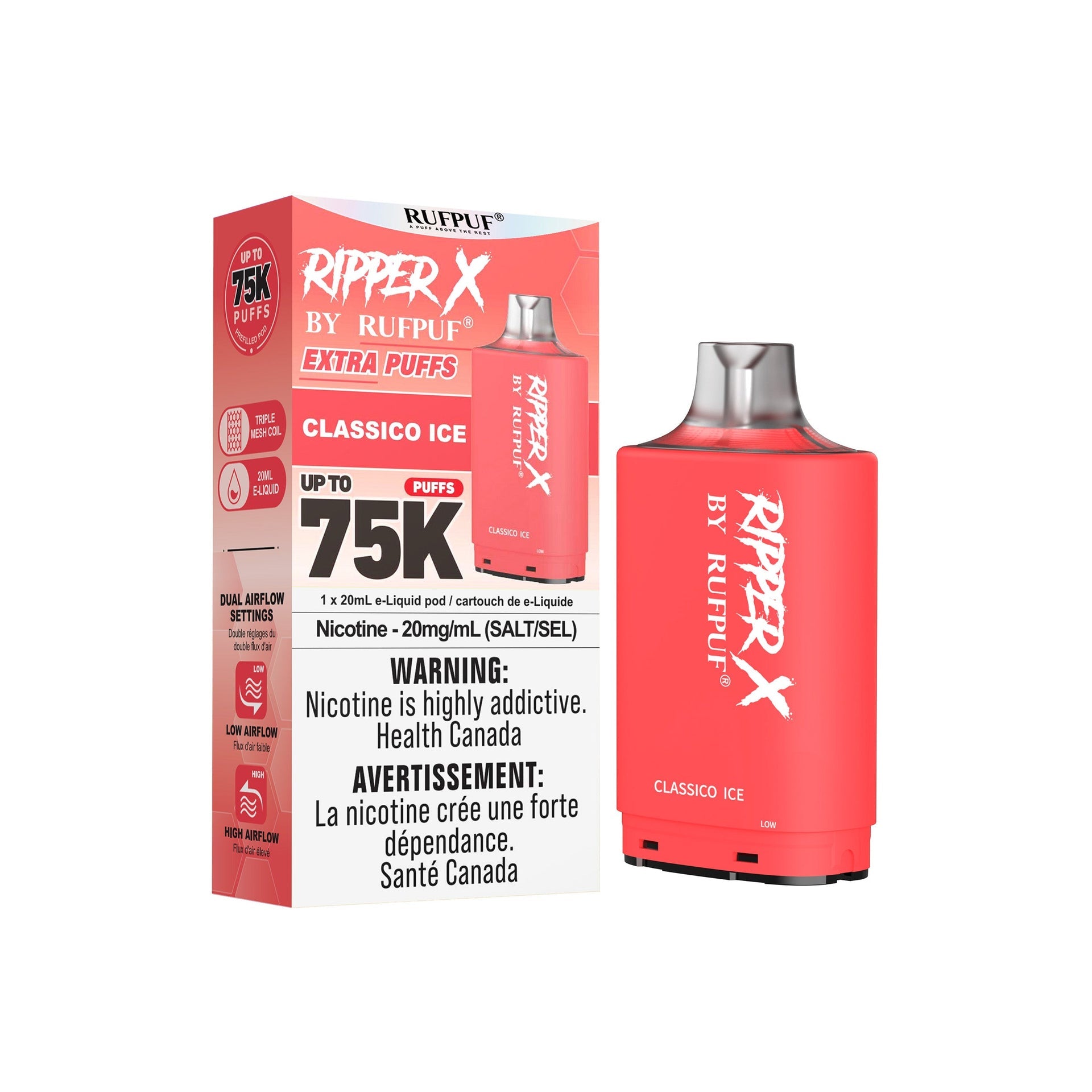 Classico Ice Rufpuf Ripper X Pods 75K by RIPPER X BY RUFPUF