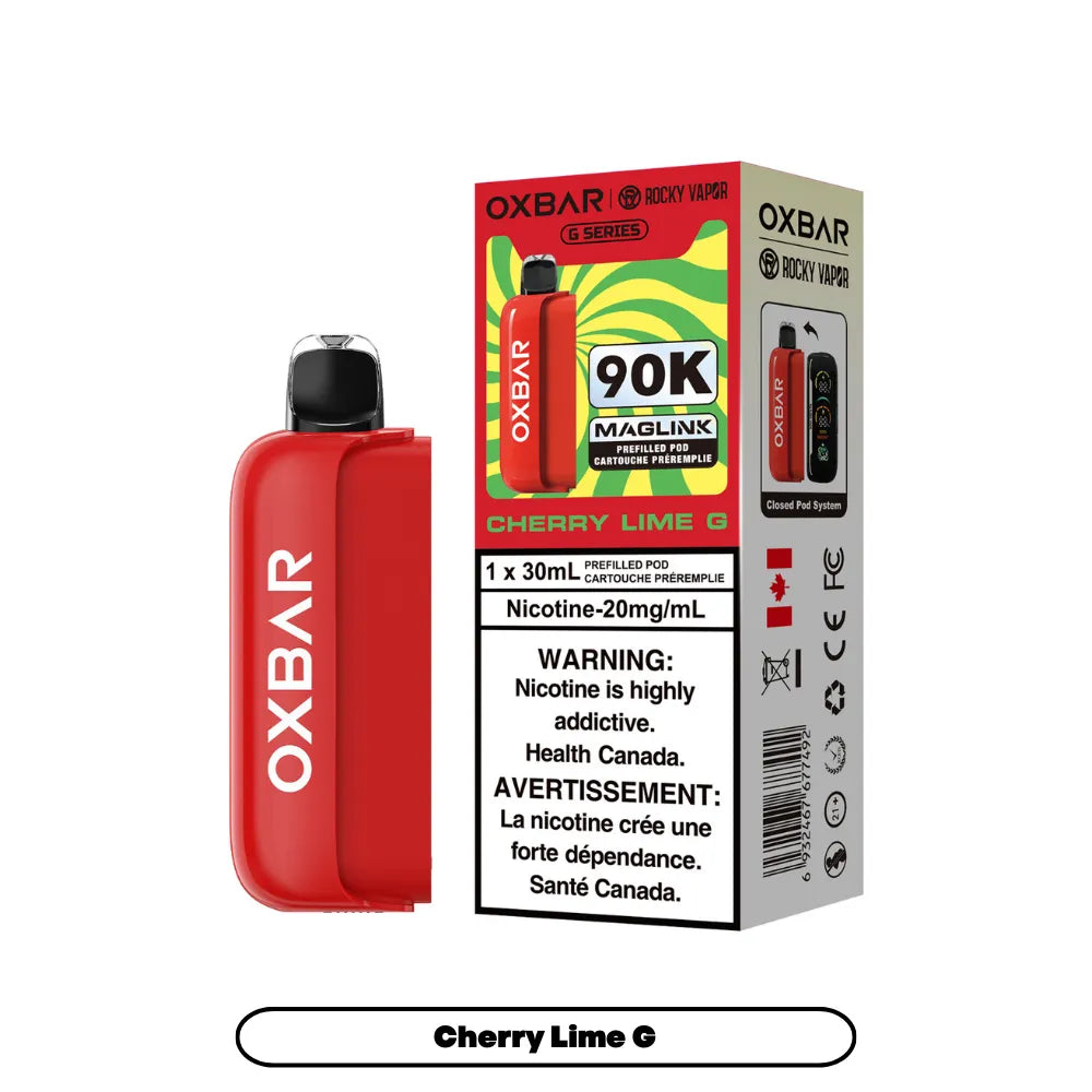 Cherry Lime G Oxbar Maglink Pods (G Series) 90K by OXBAR