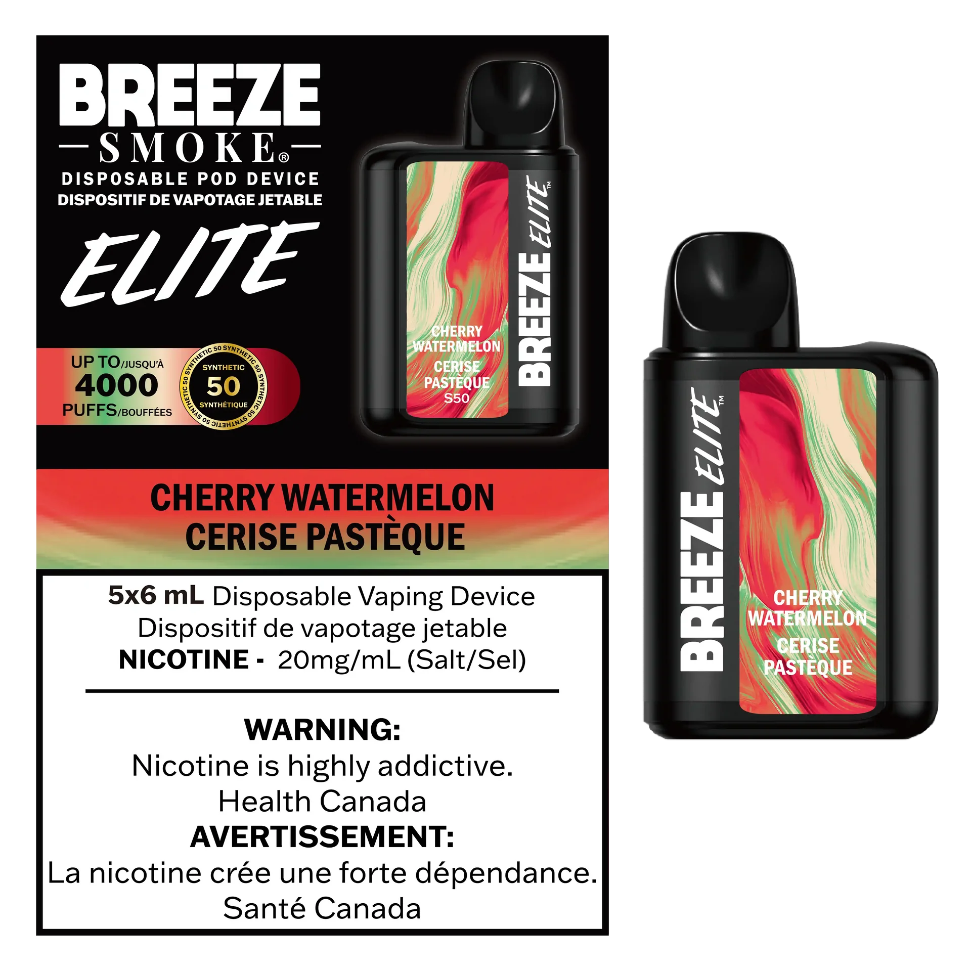 Breeze Elite 4K - Disposable Vape