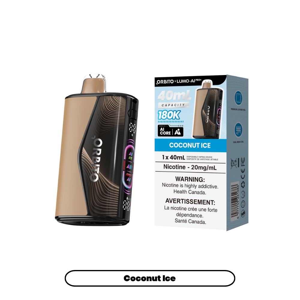 Coconut Ice Orbito Lumo AI Pro+ - Disposable Vape 180K