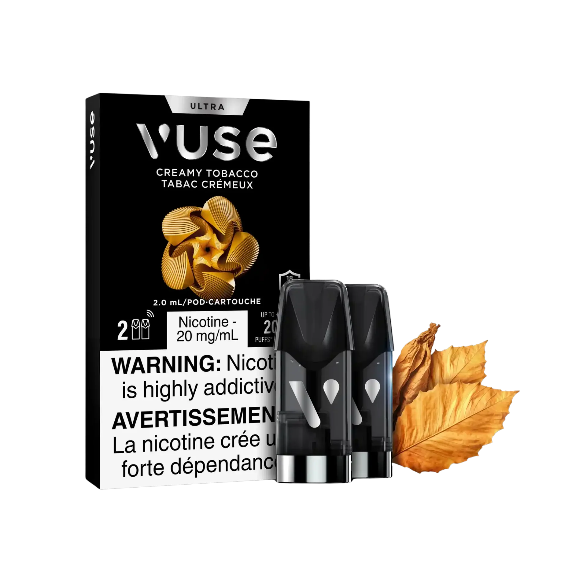 Creamy Tobacco Vuse Ultra Pods by VUSE