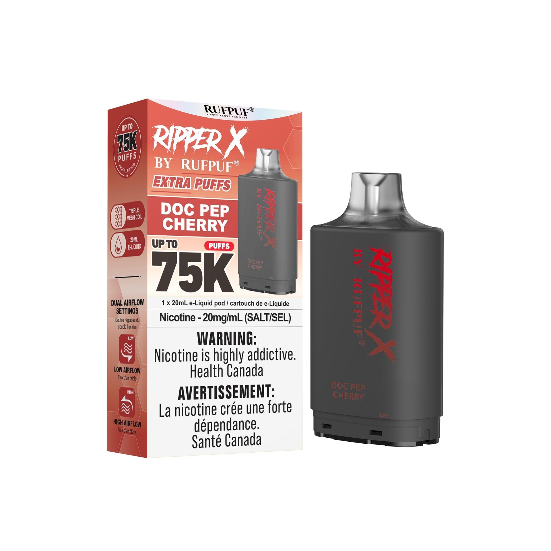 Doc Pep Cherry Rufpuf Ripper X Pods 75K by RIPPER X BY RUFPUF