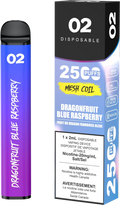 Dragonfruit Blue Raspberry O2 - Disposable 2.5K