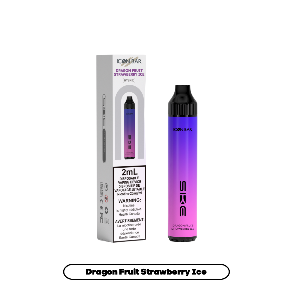 Dragonfruit Strawberry Ice Icon Bar Hybrid - Disaposable 2K