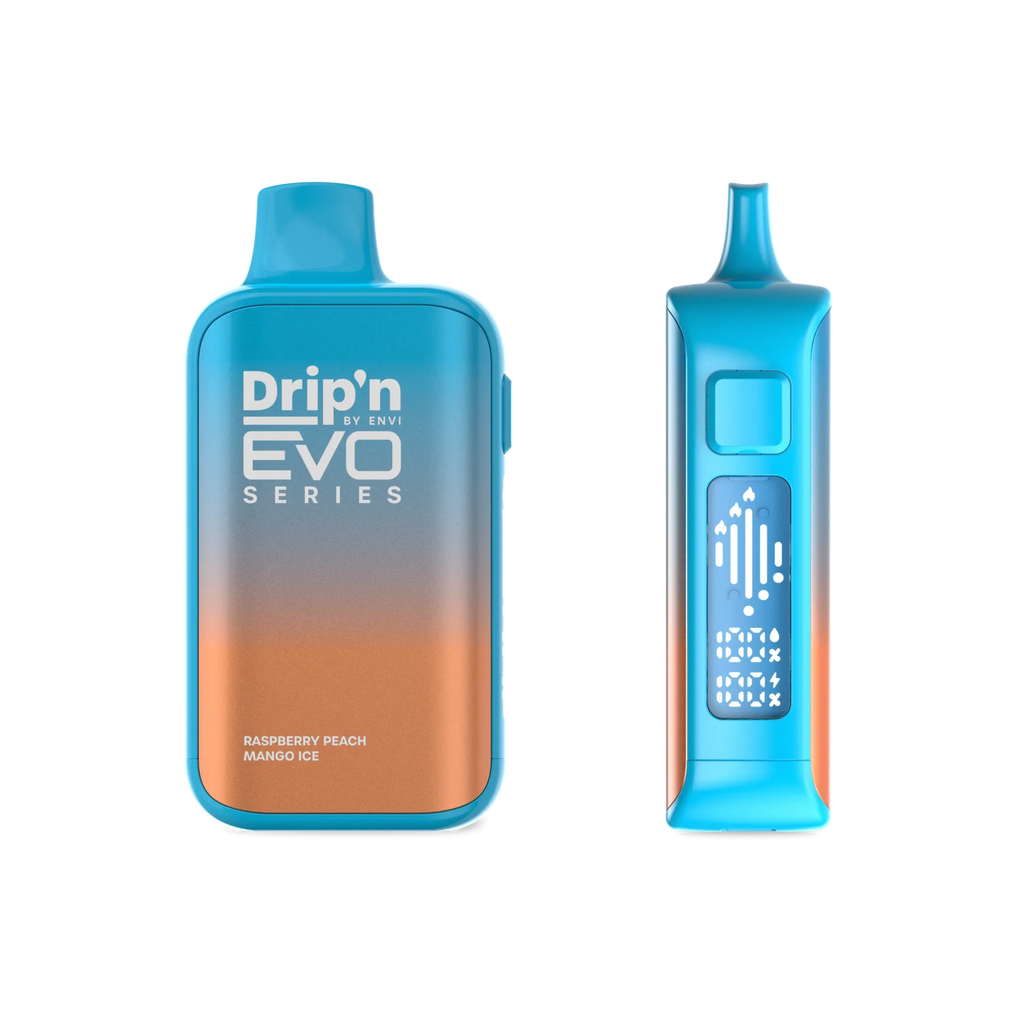 Raspberry Peach Mango Ice Drip'n by Envi EVO 63K - Disposable Vape
