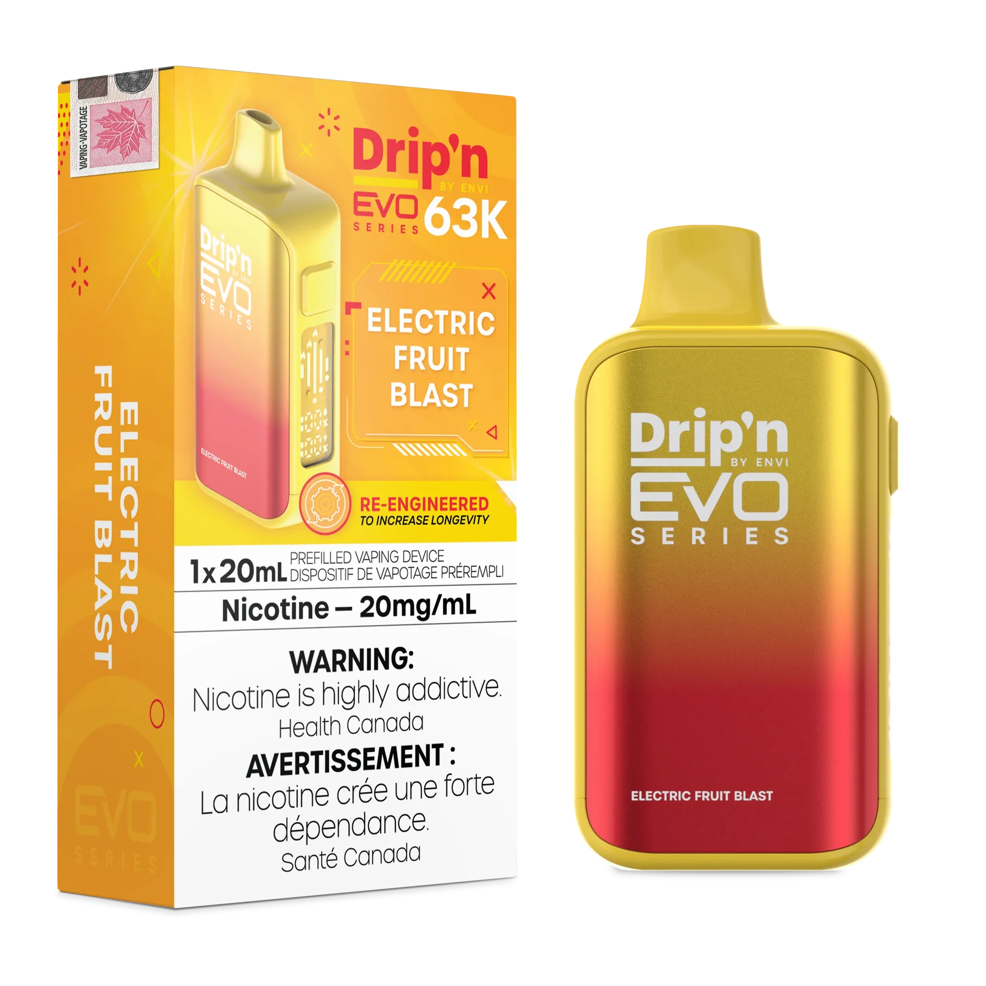 Electric Fruit Blast Drip'n by Envi EVO 63K - Disposable Vape