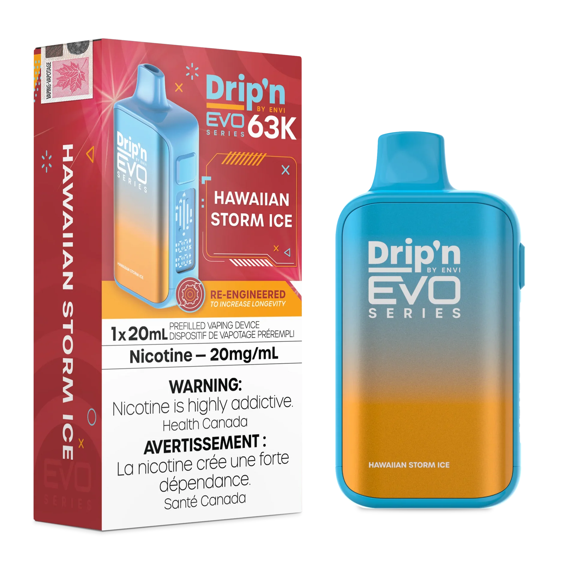 Hawaiian Storm Ice Drip'n by Envi EVO 63K - Disposable Vape