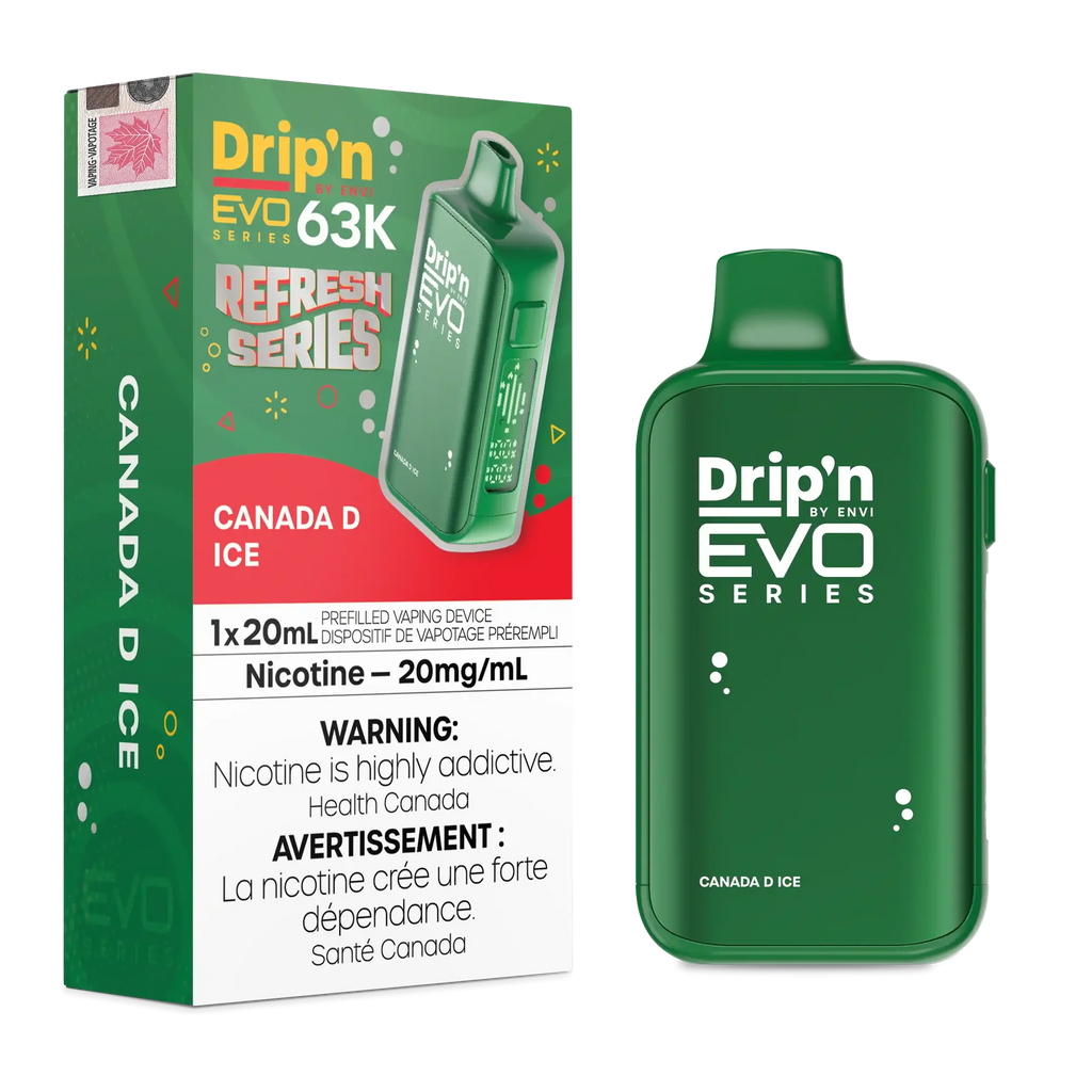 Canada D Ice Drip'n by Envi EVO 63K - Disposable Vape - view 1
