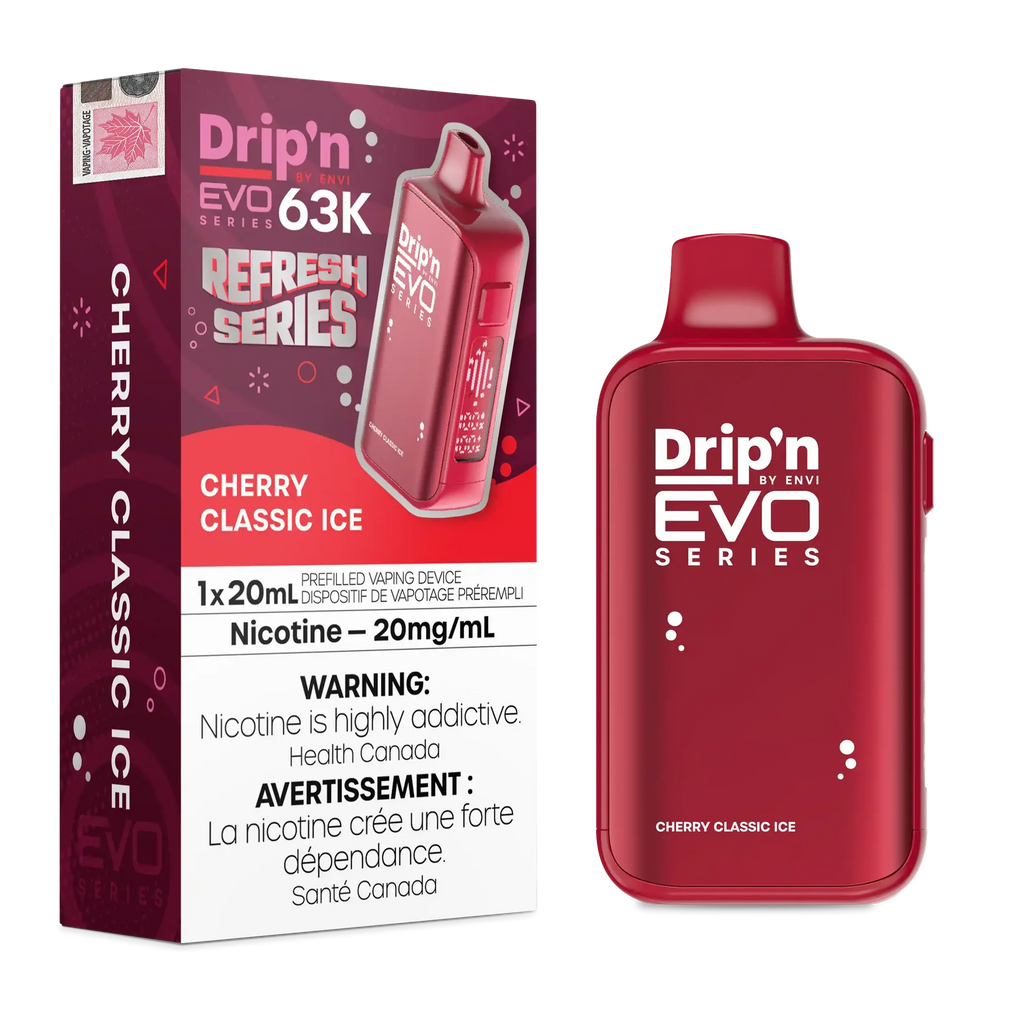 Cherry Classic Ice Drip'n by Envi EVO 63K - Disposable Vape