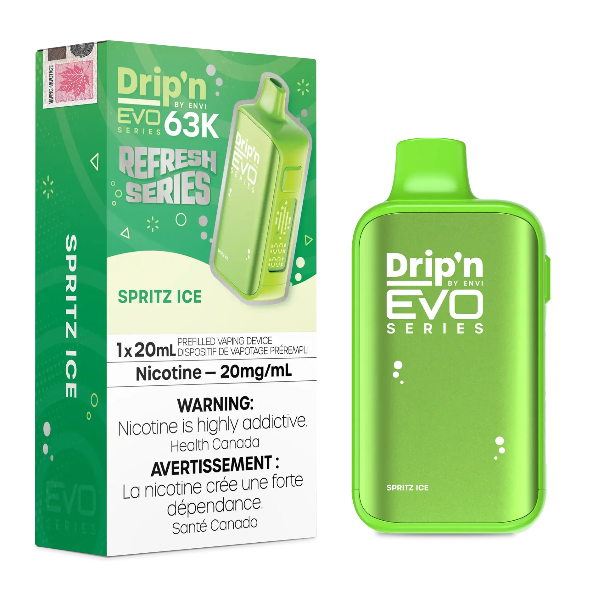 Spritz Ice Drip'n by Envi EVO 63K - Disposable Vape - view 1
