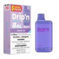 Grape Ice Drip'n by Envi 8ml - Disposable 16K by DRIP'N
