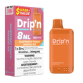 Raspberry Peach Mango Ice Drip'n by Envi 8ml - Disposable 16K by DRIP'N