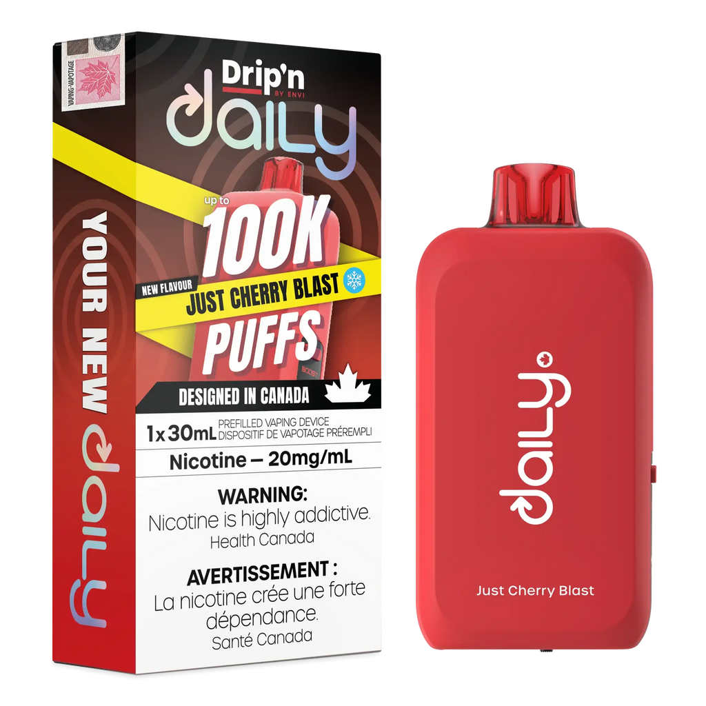 Just Cherry Blast Drip'N Daily 30mL - Disposable Vape 100K - view 1