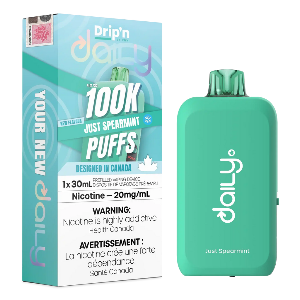Just Spearmint Drip'N Daily 30mL - Disposable Vape 100K - view 1